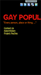 Mobile Screenshot of gaypopular.com